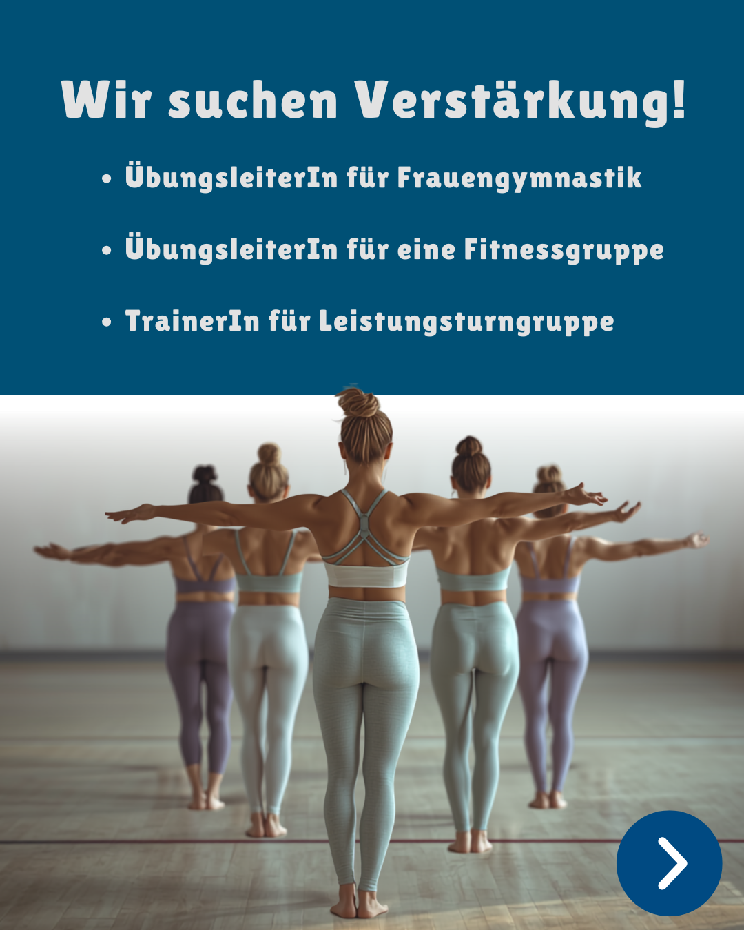 Wir suchen Verstärkung für unser Trainerteam!